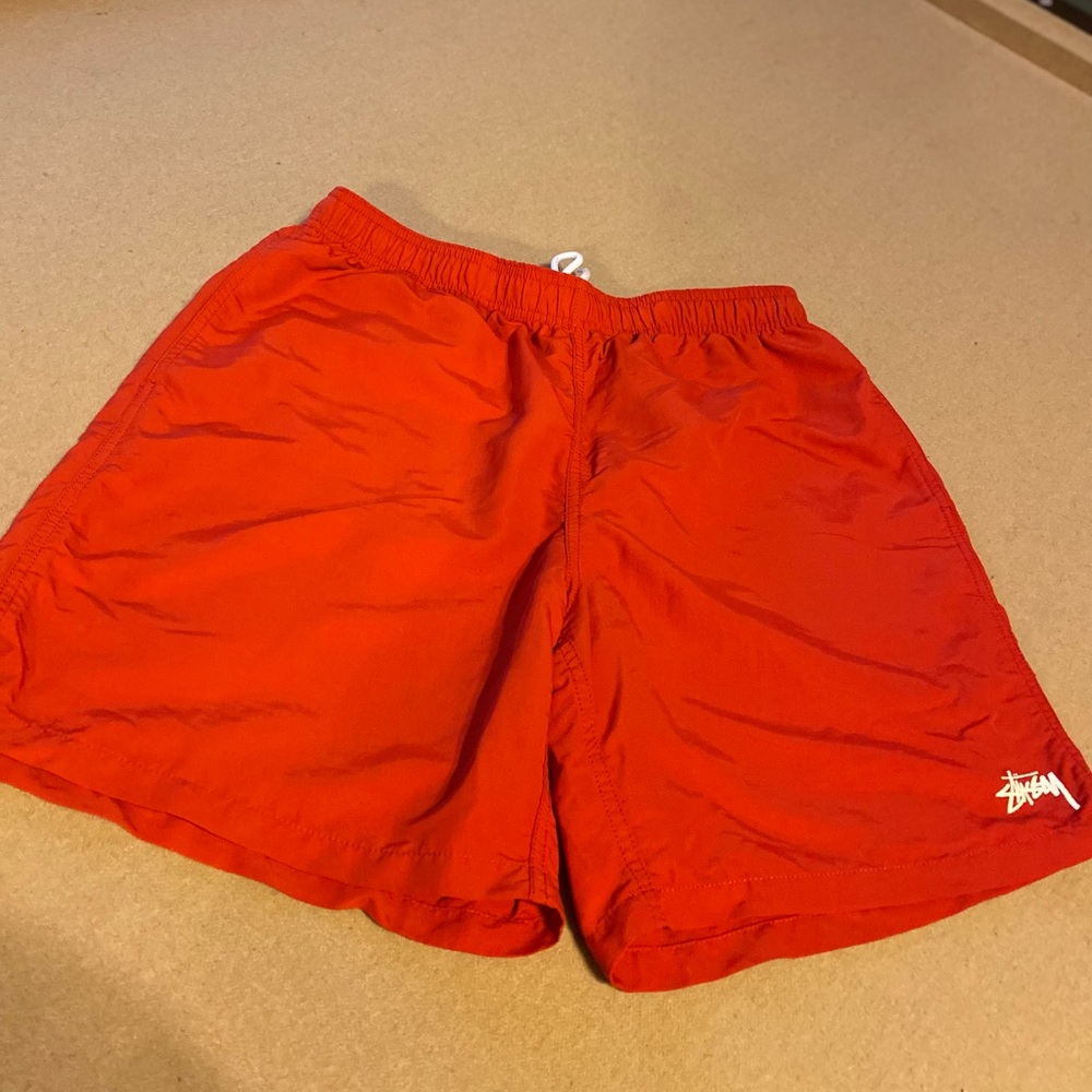 Stussy Men’s Red Swim Trunks Size L